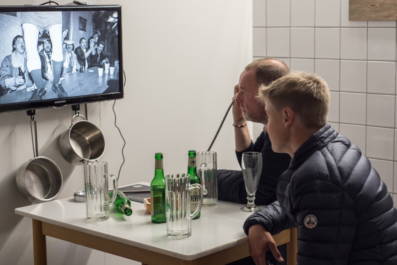 Tolle Geschichten in Wort und Bild gibt’s im Bereich „Clubheimküche“ der KIEZBEBEN-Ausstellung.